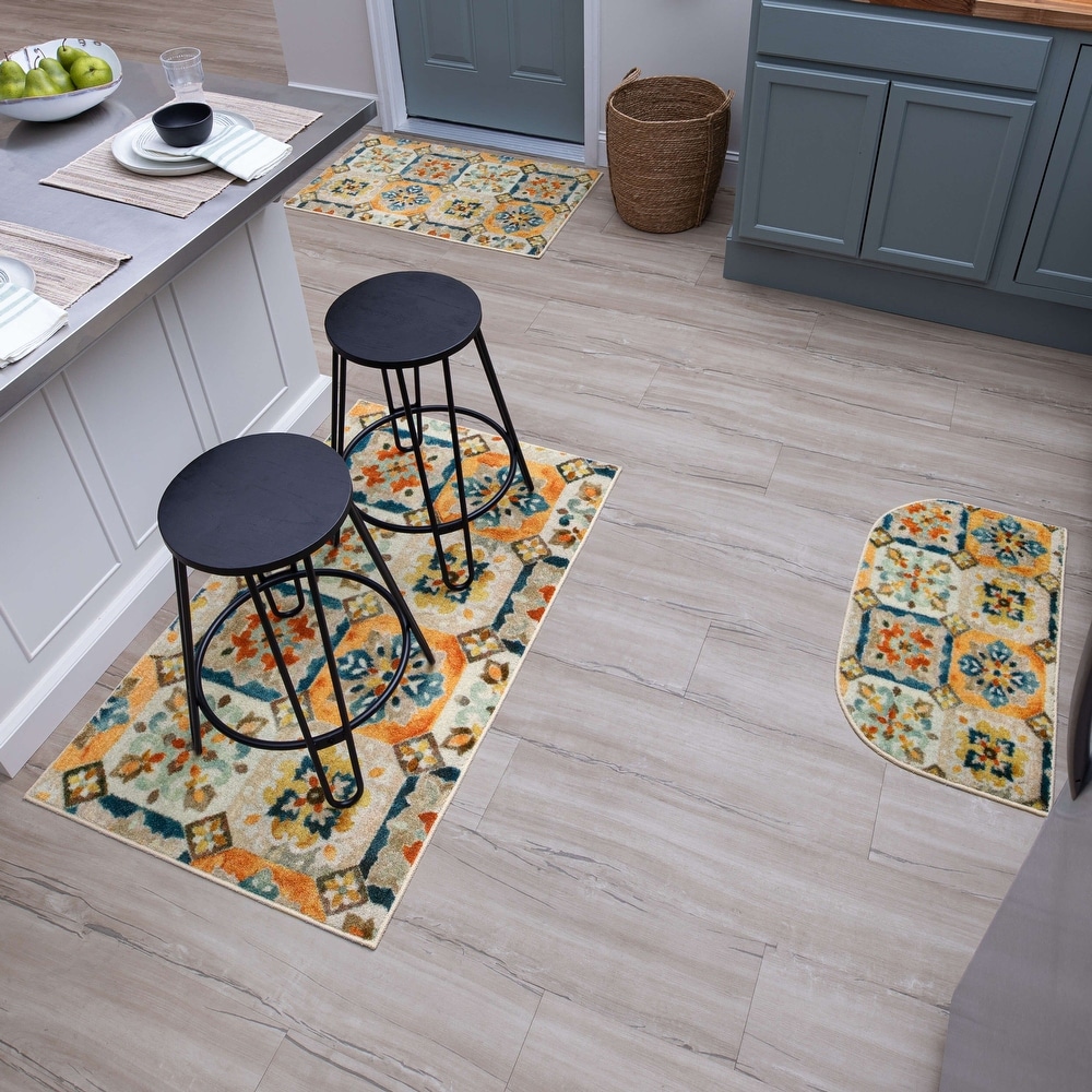 border kitchen rugs & mats - overstock