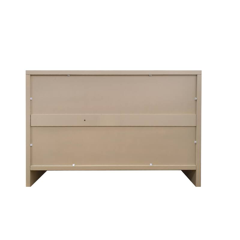 3 Door Sideboard Cabinet, Freestanding Wooden Storage Cabinet, Accent Cabinet with Adjustable Shelves for Living Room, Entryway