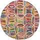 preview thumbnail 14 of 14, SAFAVIEH Handmade Nantucket Balda Contemporary Cotton Rug 6' Round - Multi - Round