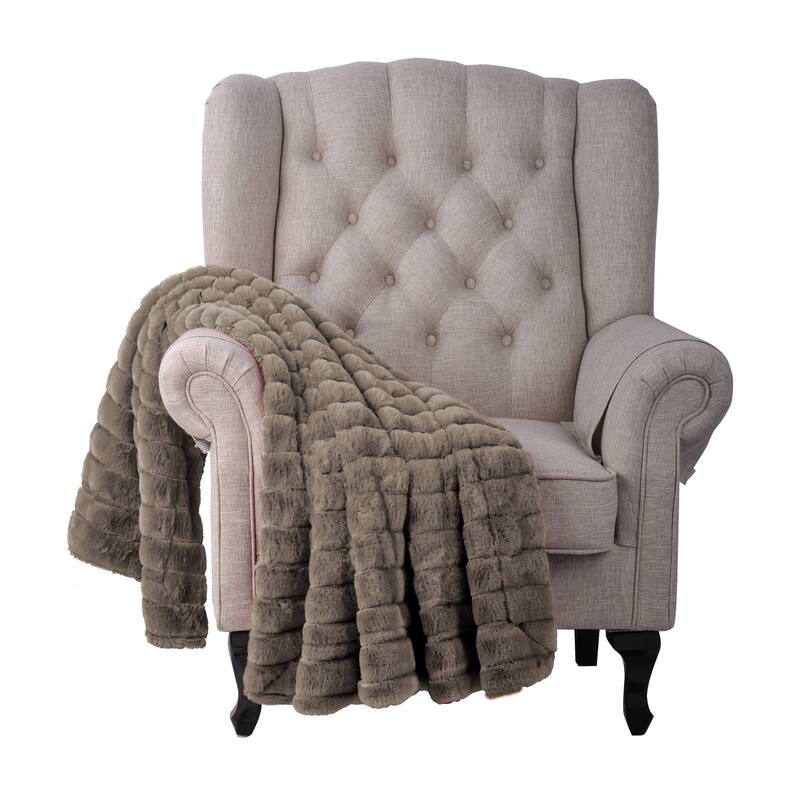 Supermink Decorative Fauxfur Throw 60'' x 80''