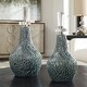 preview thumbnail 5 of 3, Uttermost 17842 Almera 7-1/2" Wide Ceramic and Crystal Bottles - Set
