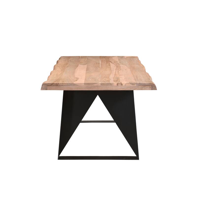Sienna 80-inch Wave Edge Dining Table