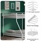 preview thumbnail 3 of 5, Twin Over Full Metal Bunk, White