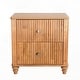 preview thumbnail 76 of 116, Wood NightStand with Metal Handle