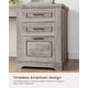preview thumbnail 48 of 156, Farmhouse Executive L Shaped Desk Home Office Desk with Drawers and Storage Cabinet & Power Outlet