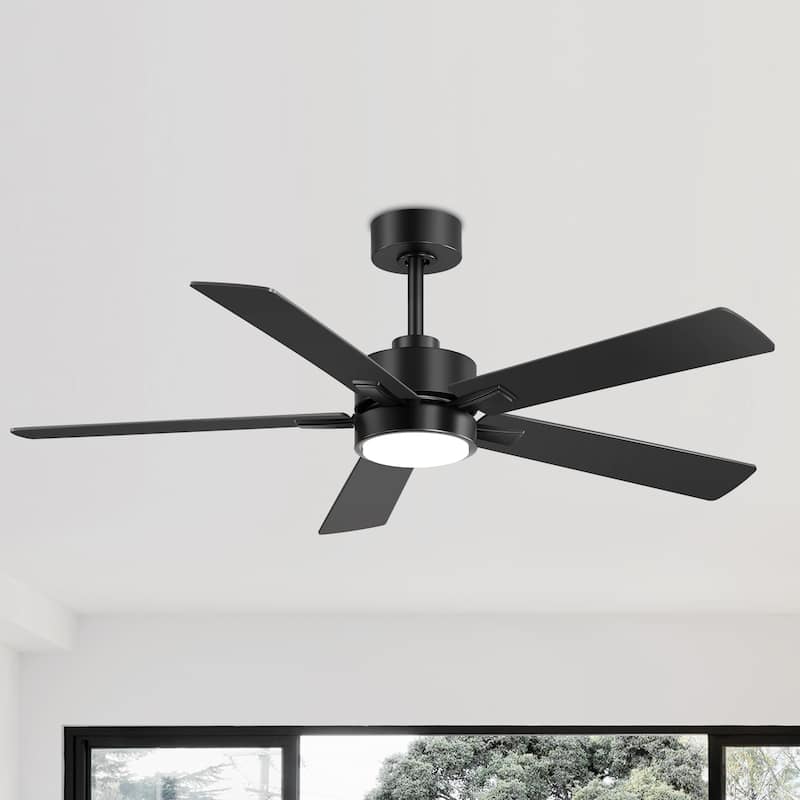 52 inch 5 Blade LED Ceiling Fan with Remote and Light Kit