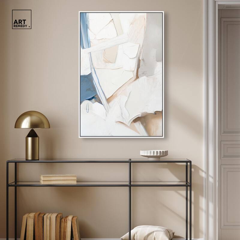 Bone and Beige I Canvas by Art Remedy
