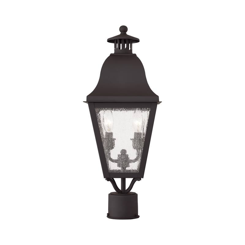 Livex Lighting Amwell Post Light with 2 Lights