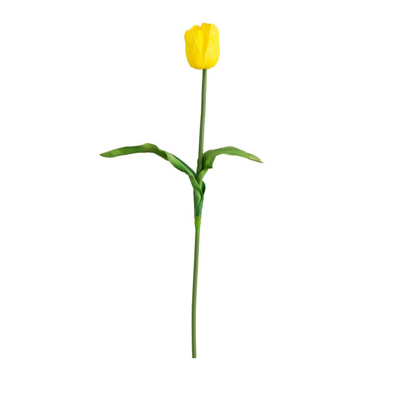 Floral Tulip Artificial Stem Sprays - 25" - Set of 3 - Yellow