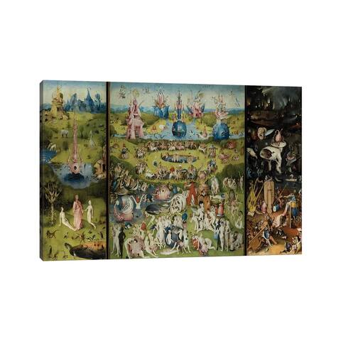 iCanvas "The Garden of Earthly Delights 1504" by Hieronymus Bosch Canvas Print