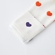 preview thumbnail 3 of 1, 100% Organic Cotton Zip Footed Pajamas - Rainbow Hearts