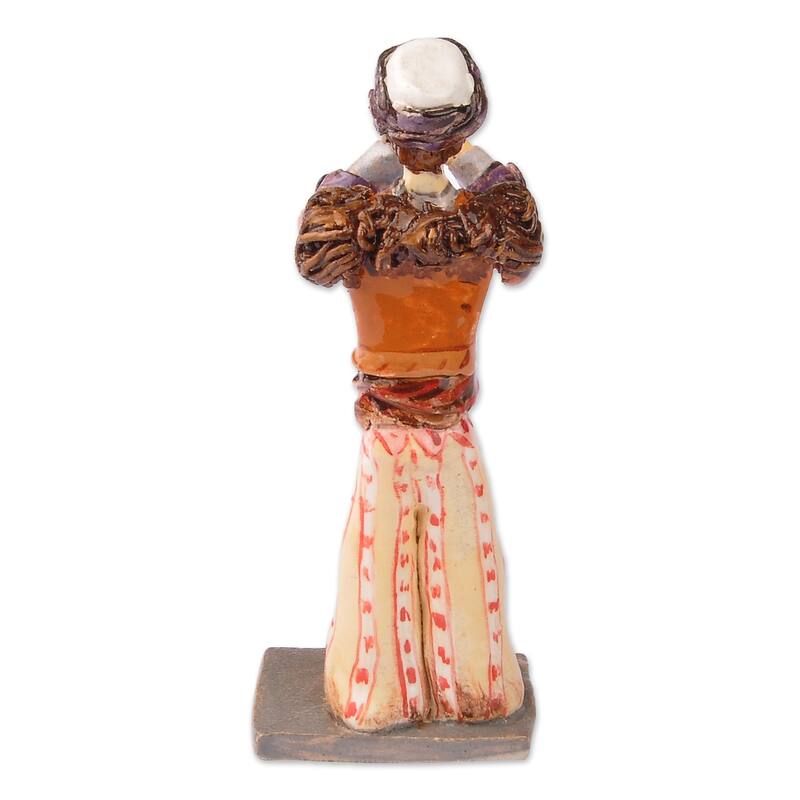 Novica Handmade The Man From Sasun Ceramic Figurine