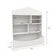 preview thumbnail 8 of 6, 7 Shelf Kids Bookcase,Storage Display Organizer