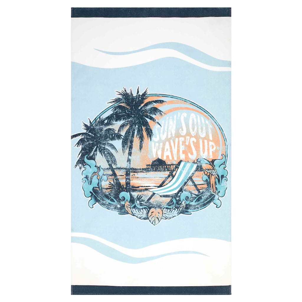 Izod Sun's Out Beach Towel