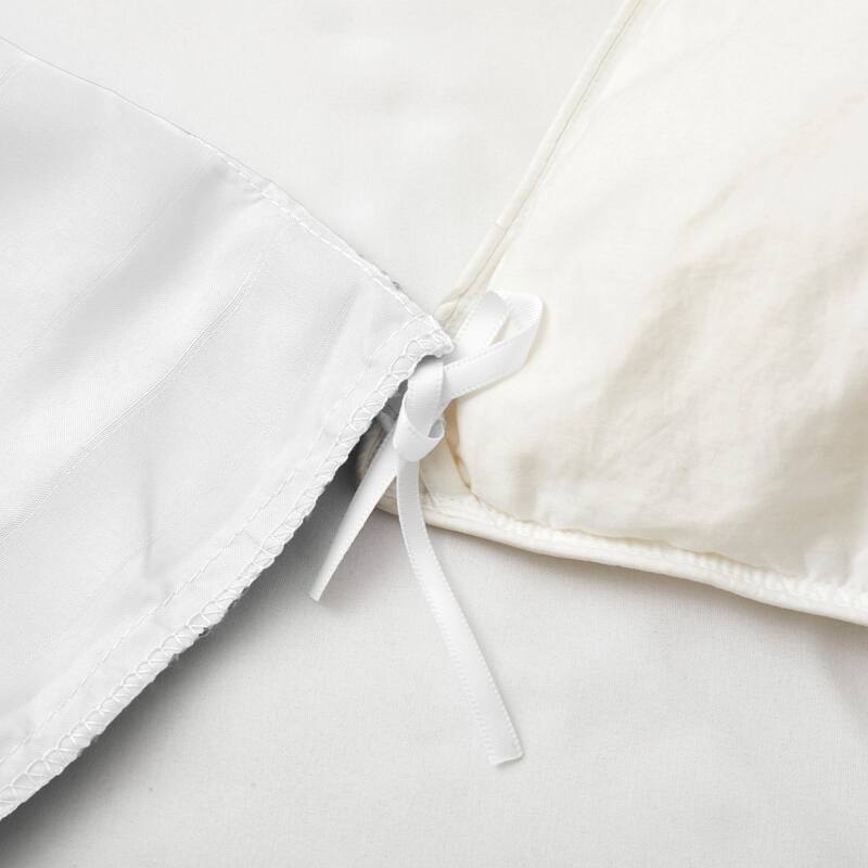 Striped Clipped Jacquard Duvet Cover Set