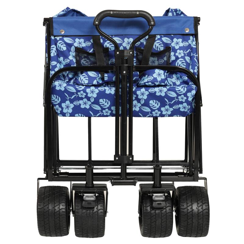 440lb Foldable Wagon Cart - Heavy Duty for Beach, Camping & Shopping
