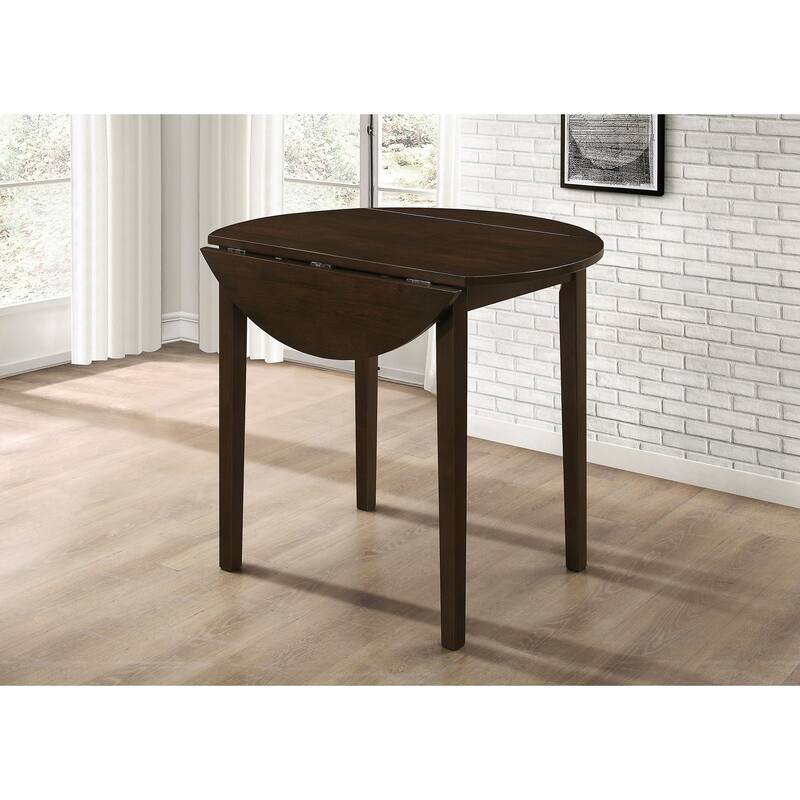 Bucknell 3-piece Round Drop Leaf Dining Table Set