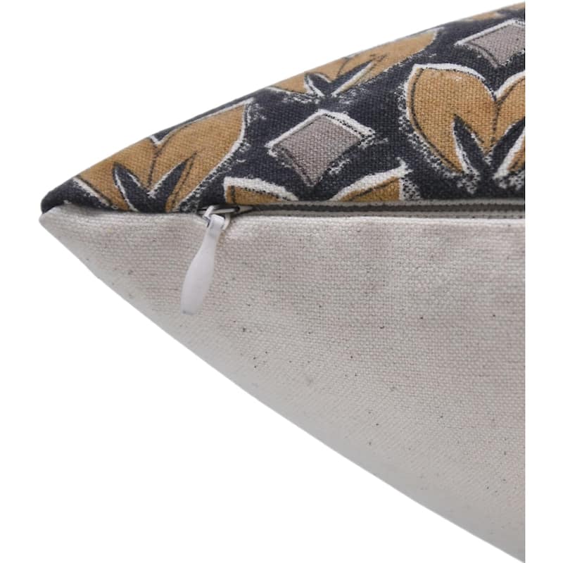 Fabdivine Cotton Farmhouse Block print pillow Cover