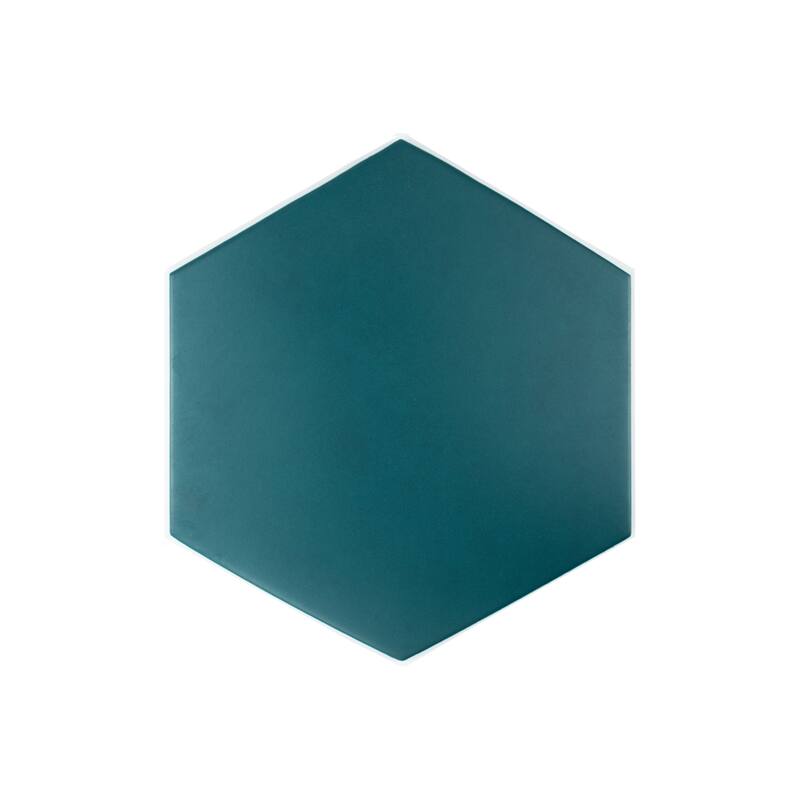 Honeycomb Hexagon 9 in. x 10 in. Glazed Porcelain Wall and Floor Tile