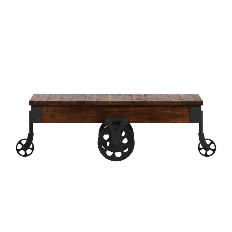Myra Industrial and Rustic 47-inch Coffee Table by iNSPIRE Q Classic