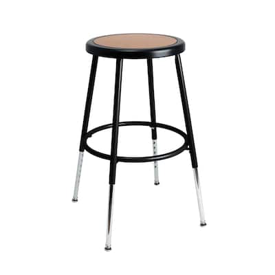 Hampden Furnishings Felix Collection Height Adjustable Steel Stool, AssemblyReady