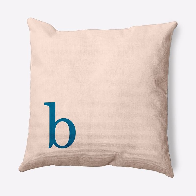 Modern Monogram Decorative Throw Pillow - 20" x 20" - b