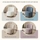preview thumbnail 5 of 18, Christopher Knight Home - Eliana Modern Teddy Fabric Accent Chair with Curved Backrest and Legs