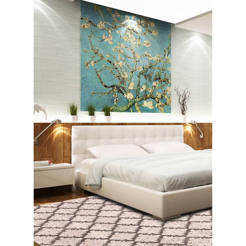 ECARPETGALLERY Hand-knotted Heritage Beige, Dark Brown Silk, Wool Rug - 7'6 x 9'7