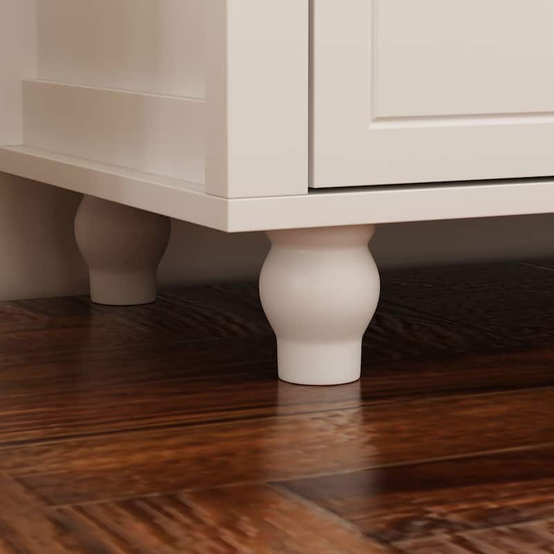 Tall Bookcase Storage Cabinet Pantry Cabinet Wooden Bookshelf Display - 36.2"X70.9"