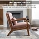 preview thumbnail 54 of 142, Aston Modern Solid wood Accent Chair for Living Room