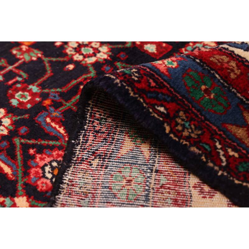 ECARPETGALLERY Hand-knotted Anadol Dark Navy Wool Rug - 3'1 x 9'10