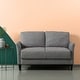 preview thumbnail 2 of 7, Priage by ZINUS Soft Grey Upholstered Loveseat