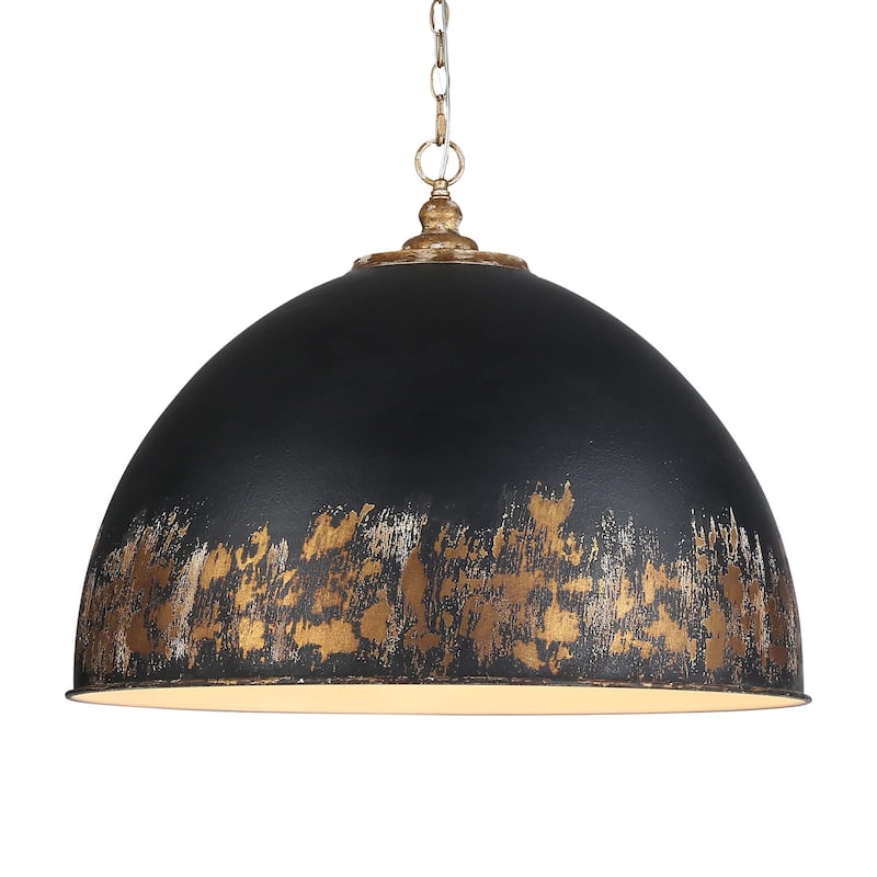 Golden Lighting Alison 8-light Pendant in Vintage Gold and Weathered Black Iron shade - 8 Light Pendant