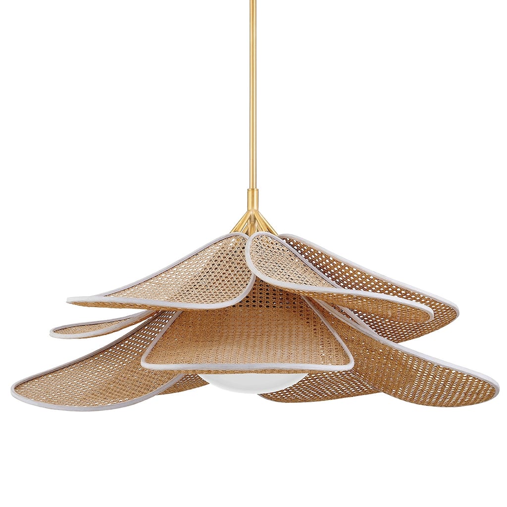 Hudson Valley Lighting 3144 Florina 44" Wide Rattan Pendant