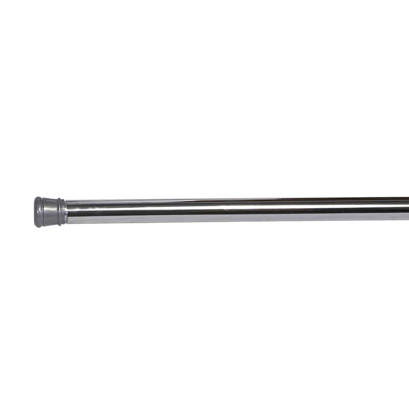 Design House Adjustable Shower Rod 43-inch-72-inch Chrome - Polished Chrome