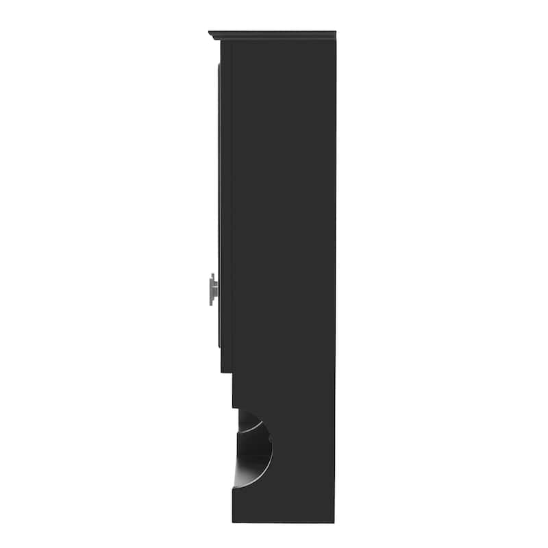 30-Inch Mirror Medicine Cabinet with Open Shelves