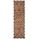 preview thumbnail 42 of 46, SAFAVIEH Handmade Heritage Traditional Brown/ Blue Wool Rug 2'3" x 8' Scallop Runner - Beige/Blue - Rectangle