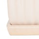 preview thumbnail 18 of 31, White Square Ceramic Small Planter (Set of 3)