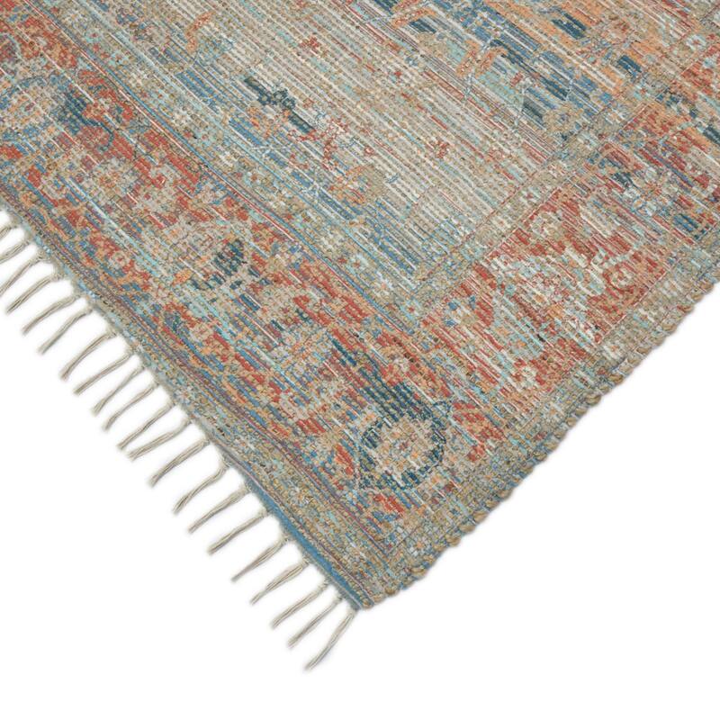 HomeRoots Oriental Transitional Rectangle Area Rug