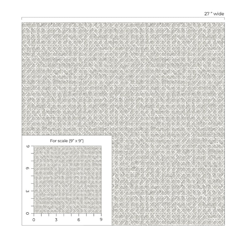 Seabrook Designs Mika Unpasted Wallpaper