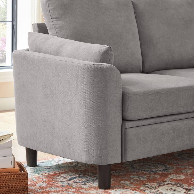 59.06" Loveseat Sofa 2 Set with Soft Headrest