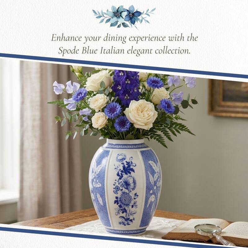 Spode Blue Italian Vase