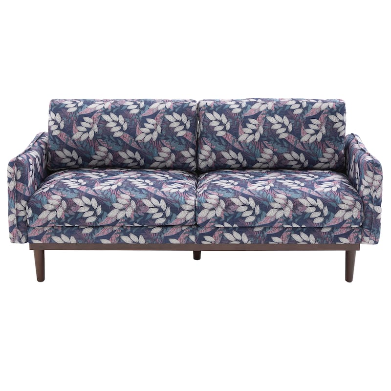 Modern Style Loveseat Sofa 75.75" Sofa Couch 2-seater Sofa with Spacious Seating Area for Living Room