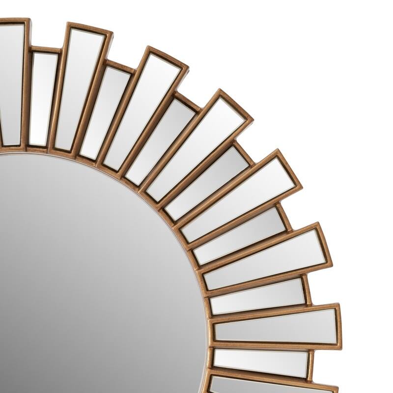 Sunburst Decorative Round Wall Mirror