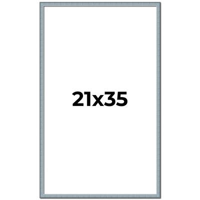 21x35 Frame Rustic Sky Blue Solid Wood Picture Frame | 0.75 Inch