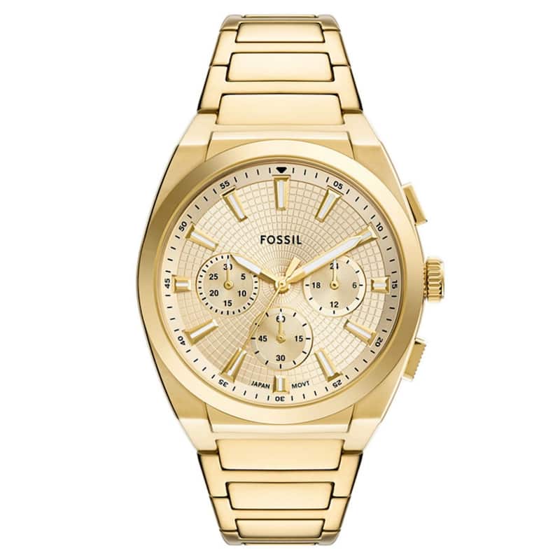 Fossil Men's Everett Gold Dial Watch - FS6119 - 6 (36)