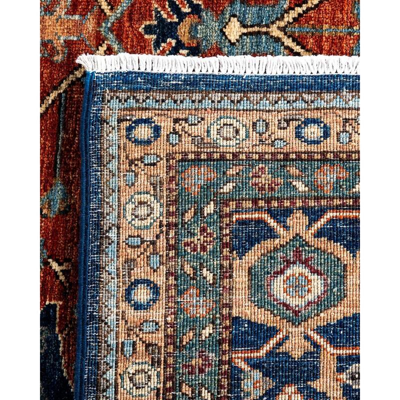 Serapi One-of-a-Kind Hand-Knotted Area Rug - Orange, 8' 2" x 9' 6" - 8' 2" x 9' 6"