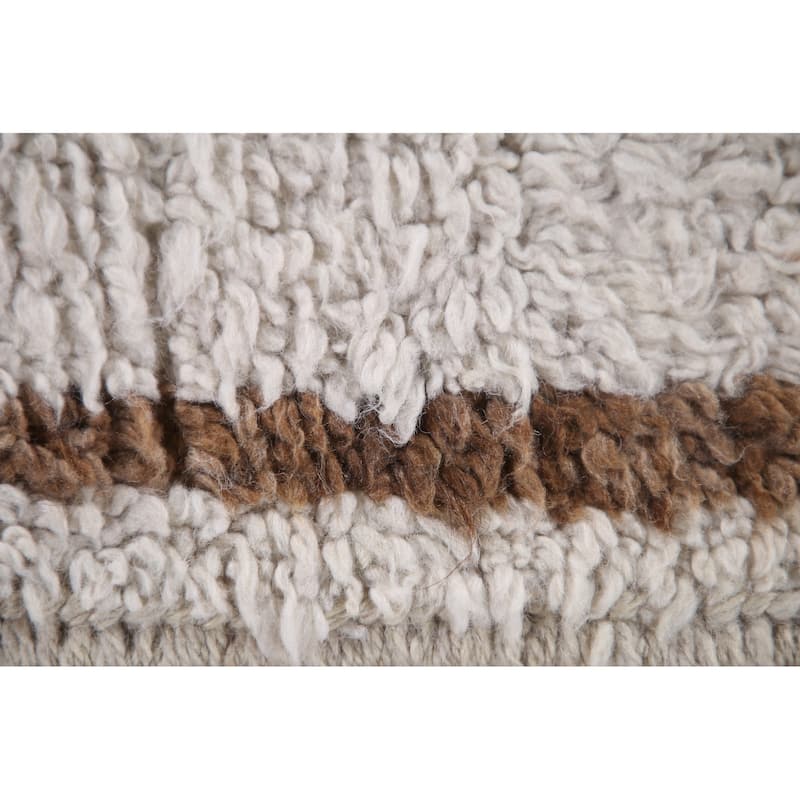 Plush Tribal Turkish Anatolian Runner Rug Hand-knotted Wool Carpet - 3'2"x 11'4"
