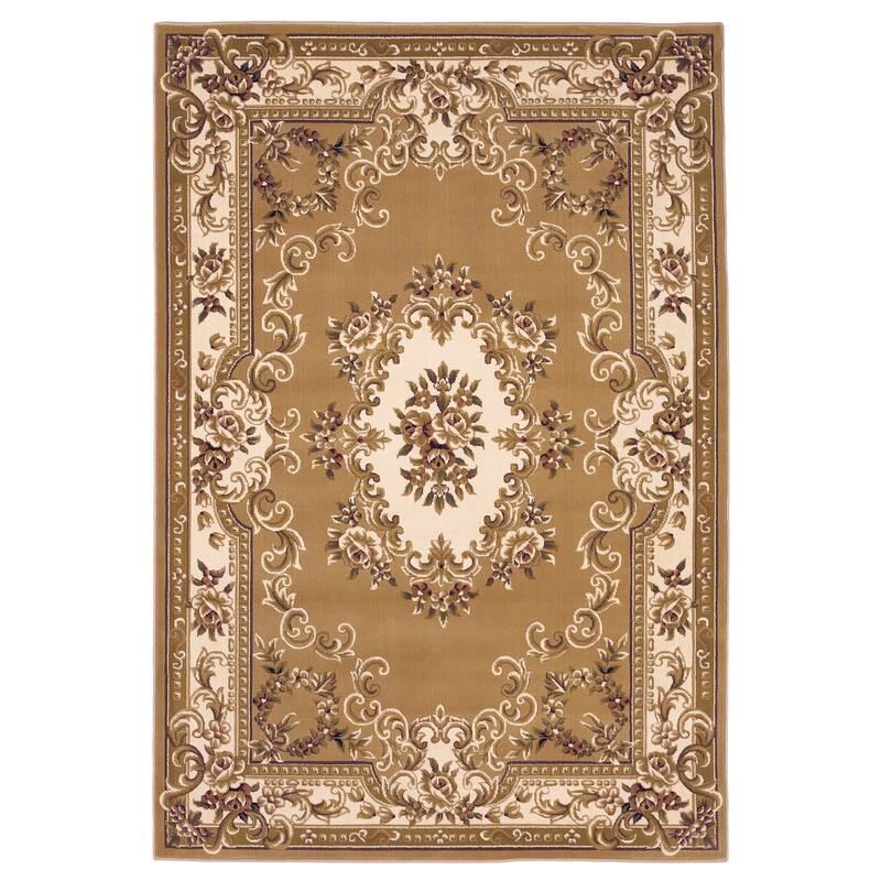 Copper Grove Korneuberg Medallion Area Rug - 9'10" x 13'2" - Beige / Gold