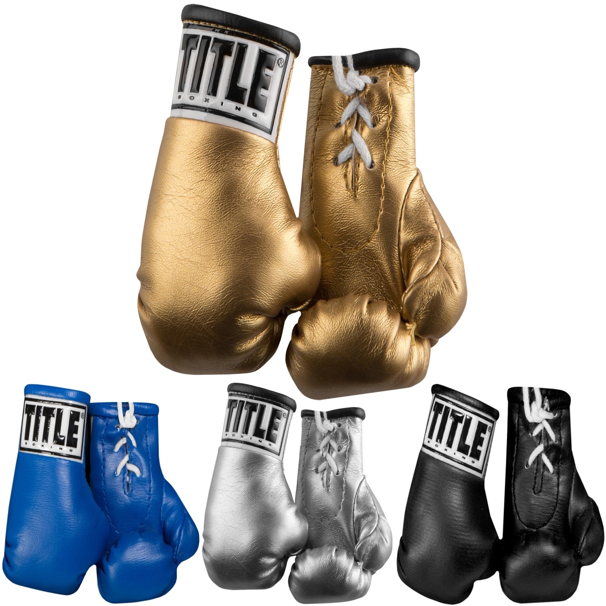 title boxing gloves lace up